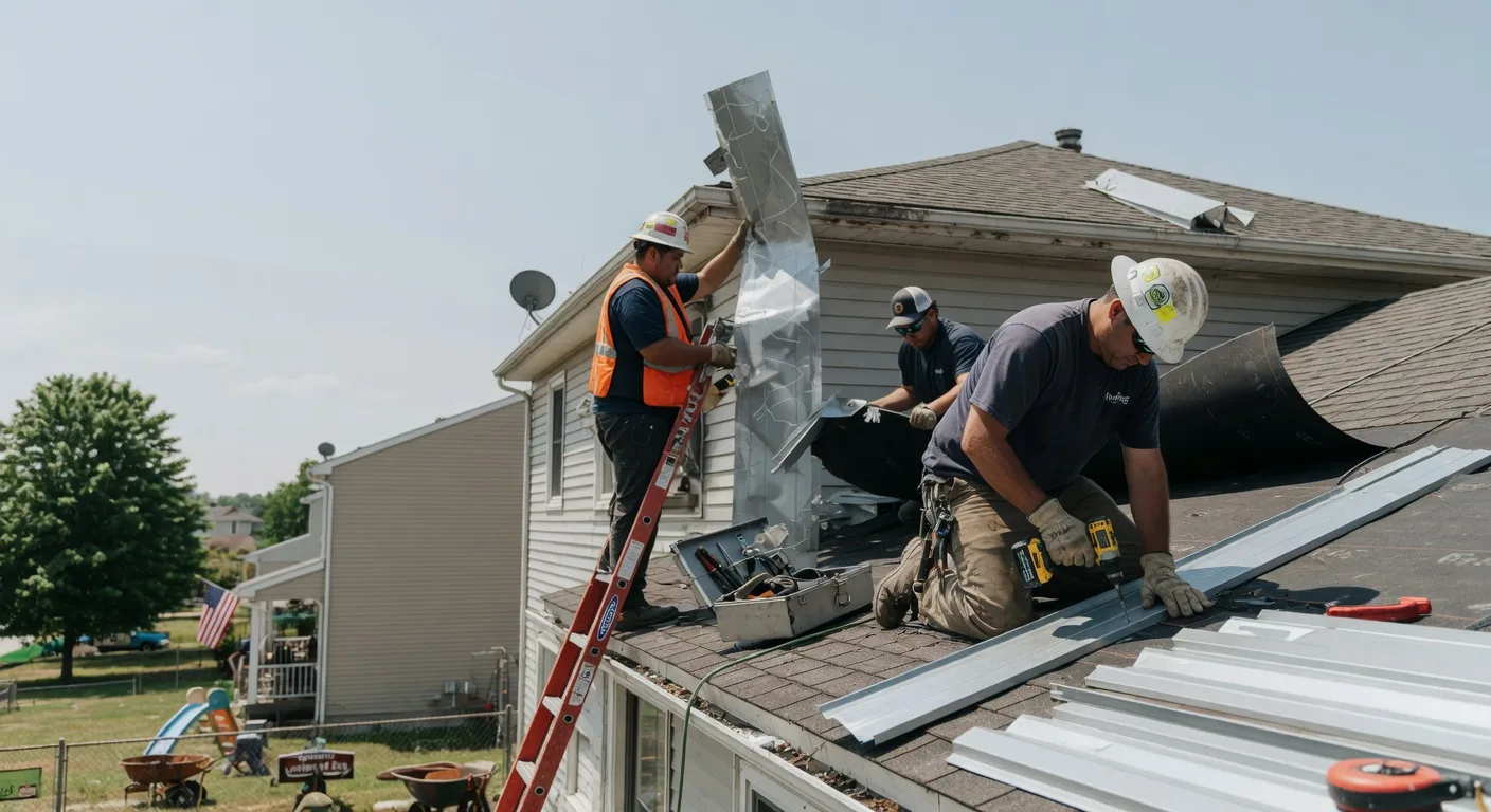 Storm Damage Metal Roof Repair in Eastlake Weir, FL
